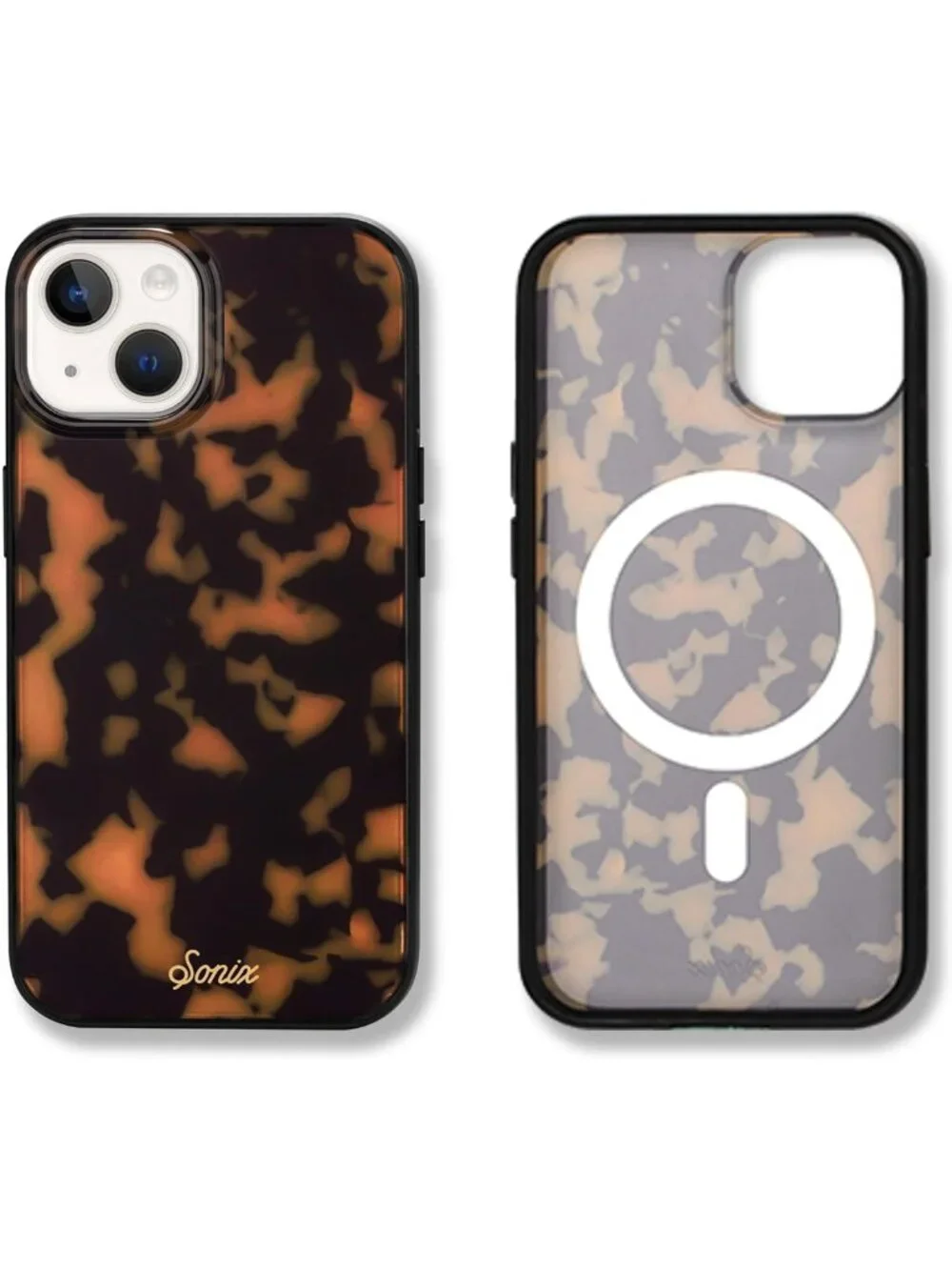 Stylish Tortoise Shell iPhone Case | MagSafe Compatible | 10ft Drop Protection